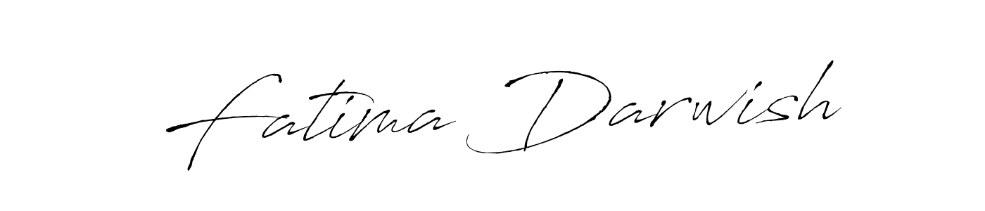 Create a beautiful signature design for name Fatima Darwish. With this signature (Antro_Vectra) fonts, you can make a handwritten signature for free. Fatima Darwish signature style 6 images and pictures png