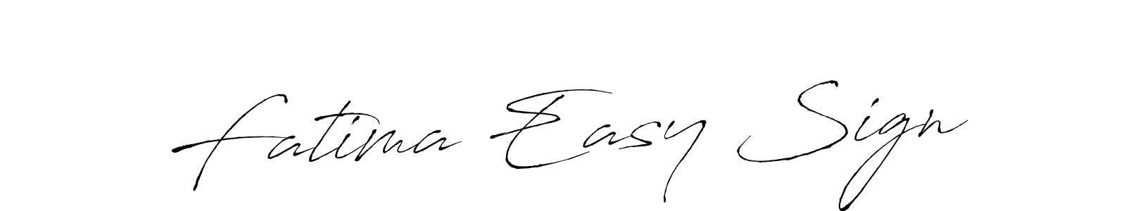 Create a beautiful signature design for name Fatima Easy Sign. With this signature (Antro_Vectra) fonts, you can make a handwritten signature for free. Fatima Easy Sign signature style 6 images and pictures png