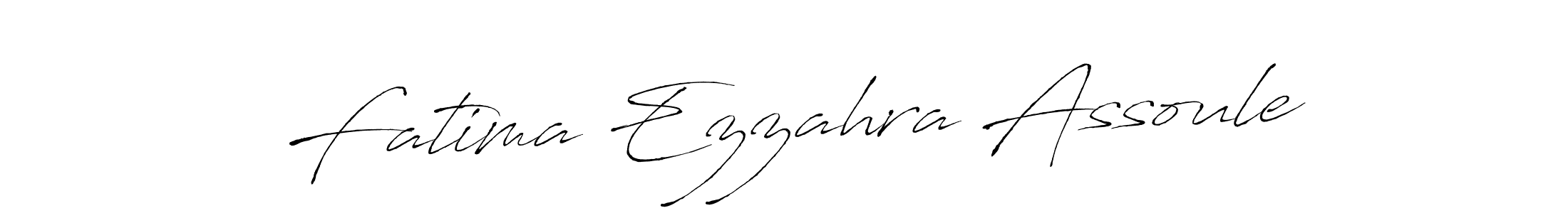 Make a beautiful signature design for name Fatima Ezzahra Assoule. Use this online signature maker to create a handwritten signature for free. Fatima Ezzahra Assoule signature style 6 images and pictures png