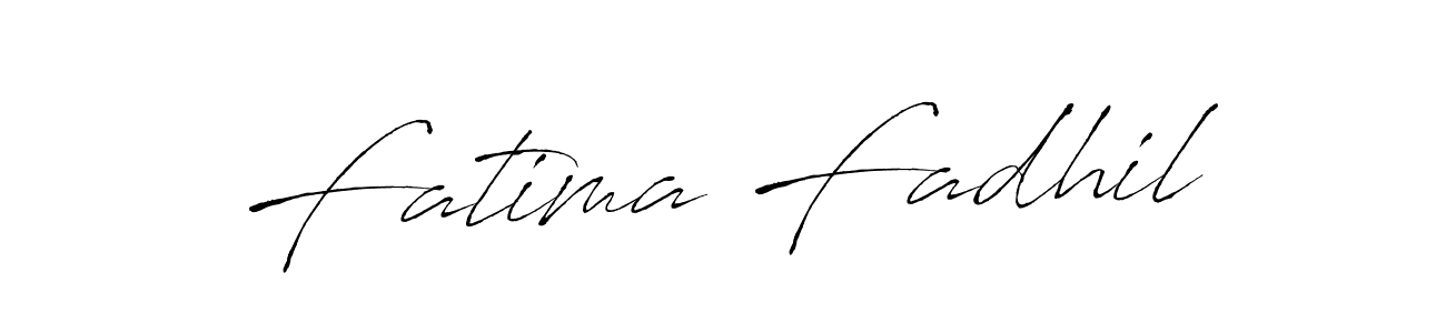 Design your own signature with our free online signature maker. With this signature software, you can create a handwritten (Antro_Vectra) signature for name Fatima Fadhil. Fatima Fadhil signature style 6 images and pictures png