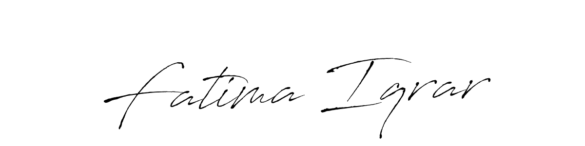 It looks lik you need a new signature style for name Fatima Iqrar. Design unique handwritten (Antro_Vectra) signature with our free signature maker in just a few clicks. Fatima Iqrar signature style 6 images and pictures png