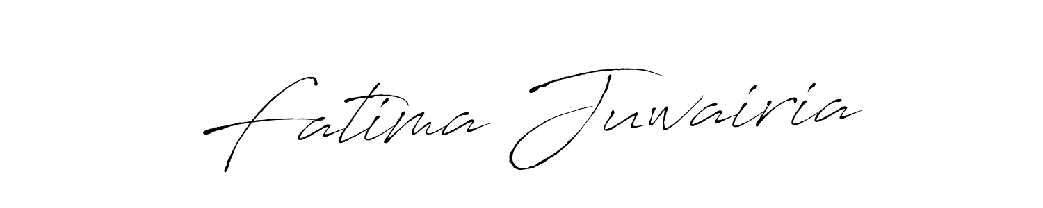 Design your own signature with our free online signature maker. With this signature software, you can create a handwritten (Antro_Vectra) signature for name Fatima Juwairia. Fatima Juwairia signature style 6 images and pictures png
