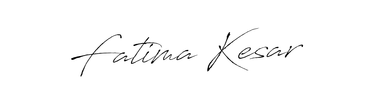 How to make Fatima Kesar name signature. Use Antro_Vectra style for creating short signs online. This is the latest handwritten sign. Fatima Kesar signature style 6 images and pictures png