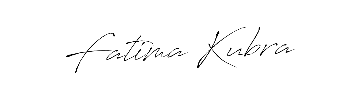 How to make Fatima Kubra name signature. Use Antro_Vectra style for creating short signs online. This is the latest handwritten sign. Fatima Kubra signature style 6 images and pictures png