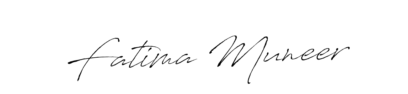 Also we have Fatima Muneer name is the best signature style. Create professional handwritten signature collection using Antro_Vectra autograph style. Fatima Muneer signature style 6 images and pictures png