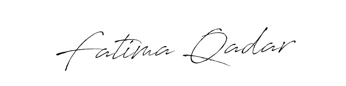 Also we have Fatima Qadar name is the best signature style. Create professional handwritten signature collection using Antro_Vectra autograph style. Fatima Qadar signature style 6 images and pictures png