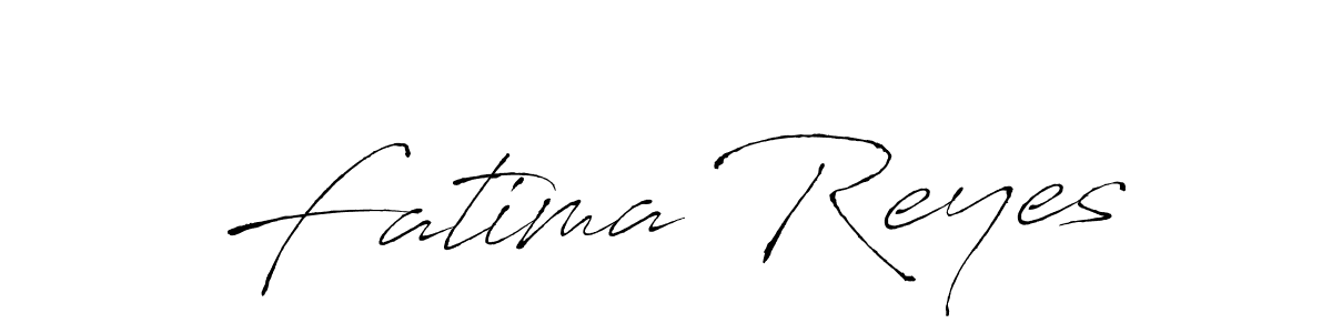Make a beautiful signature design for name Fatima Reyes. With this signature (Antro_Vectra) style, you can create a handwritten signature for free. Fatima Reyes signature style 6 images and pictures png