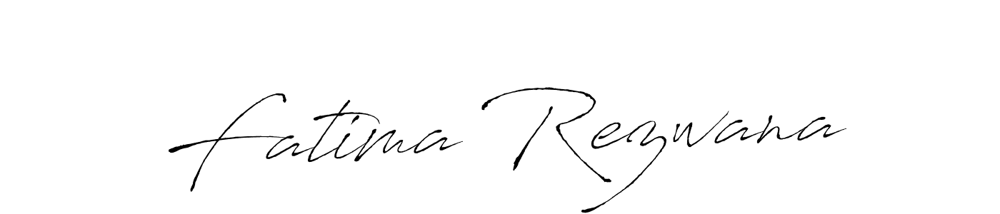 Make a beautiful signature design for name Fatima Rezwana. With this signature (Antro_Vectra) style, you can create a handwritten signature for free. Fatima Rezwana signature style 6 images and pictures png