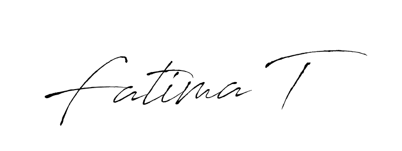 This is the best signature style for the Fatima T name. Also you like these signature font (Antro_Vectra). Mix name signature. Fatima T signature style 6 images and pictures png