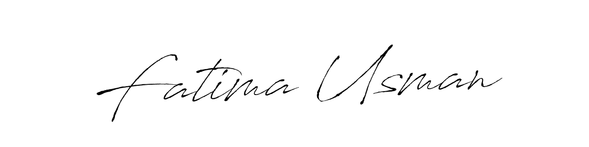 Make a beautiful signature design for name Fatima Usman. Use this online signature maker to create a handwritten signature for free. Fatima Usman signature style 6 images and pictures png