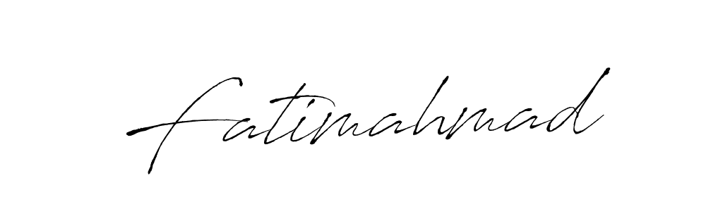 The best way (Antro_Vectra) to make a short signature is to pick only two or three words in your name. The name Fatimahmad include a total of six letters. For converting this name. Fatimahmad signature style 6 images and pictures png