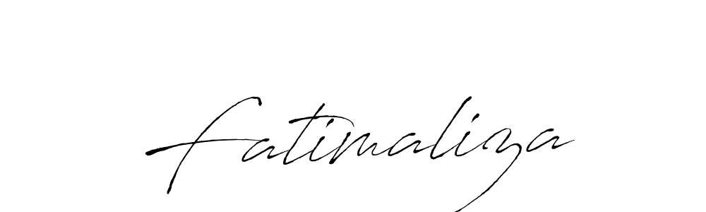 The best way (Antro_Vectra) to make a short signature is to pick only two or three words in your name. The name Fatimaliza include a total of six letters. For converting this name. Fatimaliza signature style 6 images and pictures png