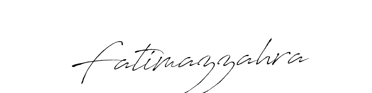 Make a beautiful signature design for name Fatimazzahra. With this signature (Antro_Vectra) style, you can create a handwritten signature for free. Fatimazzahra signature style 6 images and pictures png