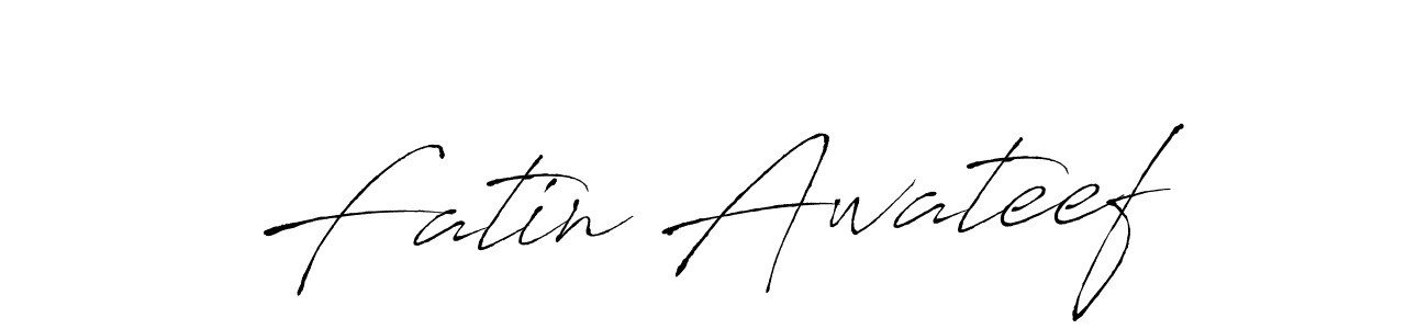 The best way (Antro_Vectra) to make a short signature is to pick only two or three words in your name. The name Fatin Awateef include a total of six letters. For converting this name. Fatin Awateef signature style 6 images and pictures png