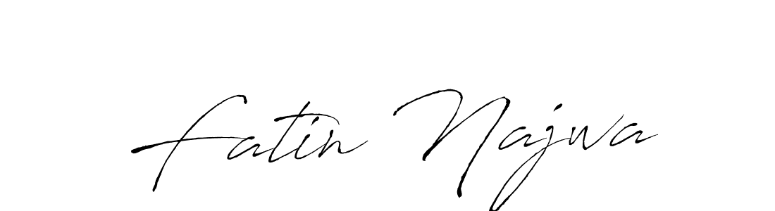 The best way (Antro_Vectra) to make a short signature is to pick only two or three words in your name. The name Fatin Najwa include a total of six letters. For converting this name. Fatin Najwa signature style 6 images and pictures png