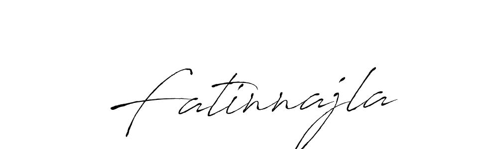 Use a signature maker to create a handwritten signature online. With this signature software, you can design (Antro_Vectra) your own signature for name Fatinnajla. Fatinnajla signature style 6 images and pictures png