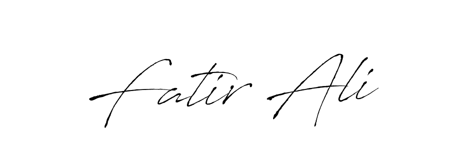 Antro_Vectra is a professional signature style that is perfect for those who want to add a touch of class to their signature. It is also a great choice for those who want to make their signature more unique. Get Fatir Ali name to fancy signature for free. Fatir Ali signature style 6 images and pictures png
