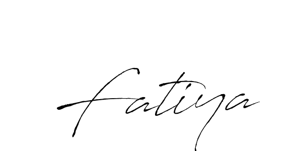 Fatiya stylish signature style. Best Handwritten Sign (Antro_Vectra) for my name. Handwritten Signature Collection Ideas for my name Fatiya. Fatiya signature style 6 images and pictures png