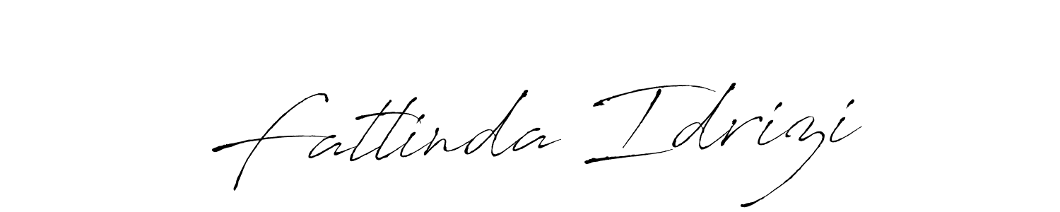 Make a beautiful signature design for name Fatlinda Idrizi. With this signature (Antro_Vectra) style, you can create a handwritten signature for free. Fatlinda Idrizi signature style 6 images and pictures png