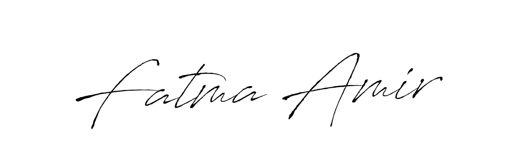 You can use this online signature creator to create a handwritten signature for the name Fatma Amir. This is the best online autograph maker. Fatma Amir signature style 6 images and pictures png