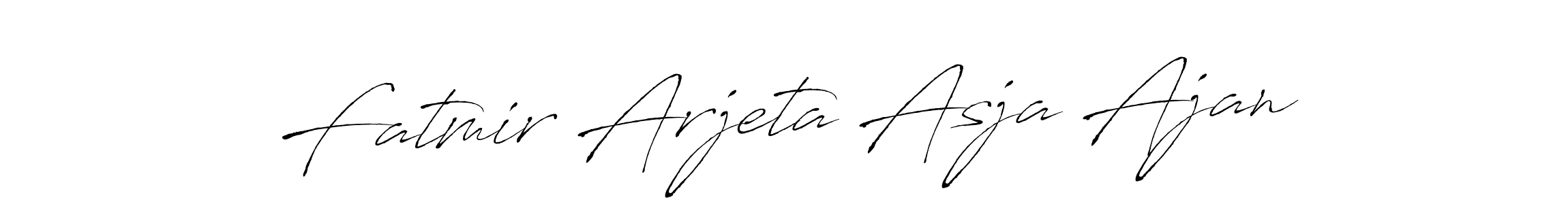 Similarly Antro_Vectra is the best handwritten signature design. Signature creator online .You can use it as an online autograph creator for name Fatmir Arjeta Asja Ajan. Fatmir Arjeta Asja Ajan signature style 6 images and pictures png