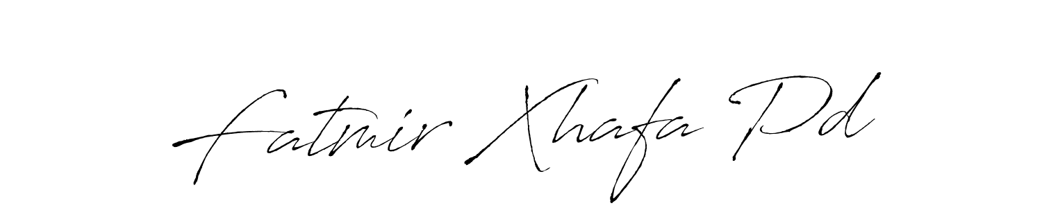 How to make Fatmir Xhafa Pd signature? Antro_Vectra is a professional autograph style. Create handwritten signature for Fatmir Xhafa Pd name. Fatmir Xhafa Pd signature style 6 images and pictures png