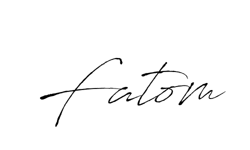 Best and Professional Signature Style for Fatom. Antro_Vectra Best Signature Style Collection. Fatom signature style 6 images and pictures png