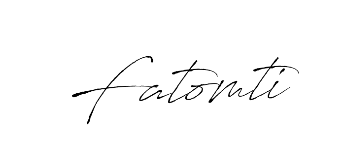 You can use this online signature creator to create a handwritten signature for the name Fatomti. This is the best online autograph maker. Fatomti signature style 6 images and pictures png