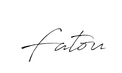 Design your own signature with our free online signature maker. With this signature software, you can create a handwritten (Antro_Vectra) signature for name Fatou. Fatou signature style 6 images and pictures png