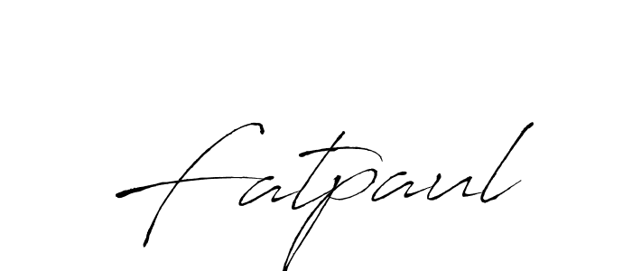 You should practise on your own different ways (Antro_Vectra) to write your name (Fatpaul) in signature. don't let someone else do it for you. Fatpaul signature style 6 images and pictures png