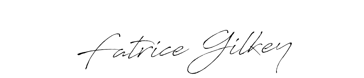 How to make Fatrice Gilkey signature? Antro_Vectra is a professional autograph style. Create handwritten signature for Fatrice Gilkey name. Fatrice Gilkey signature style 6 images and pictures png