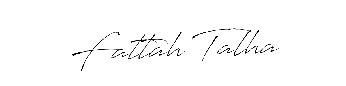 How to make Fattah Talha signature? Antro_Vectra is a professional autograph style. Create handwritten signature for Fattah Talha name. Fattah Talha signature style 6 images and pictures png