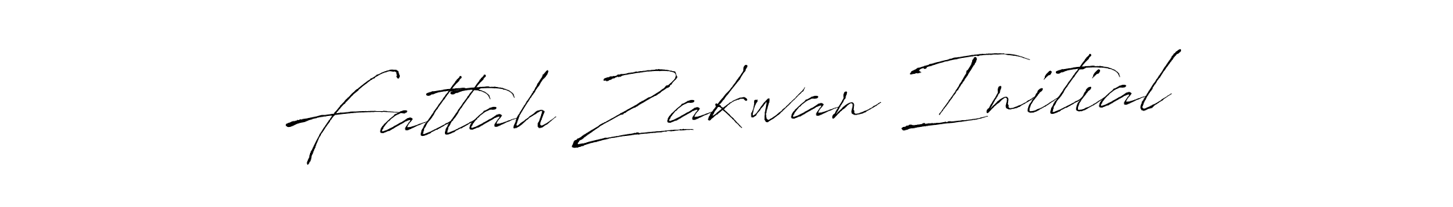 Make a beautiful signature design for name Fattah Zakwan Initial. With this signature (Antro_Vectra) style, you can create a handwritten signature for free. Fattah Zakwan Initial signature style 6 images and pictures png