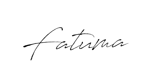 Use a signature maker to create a handwritten signature online. With this signature software, you can design (Antro_Vectra) your own signature for name Fatuma. Fatuma signature style 6 images and pictures png