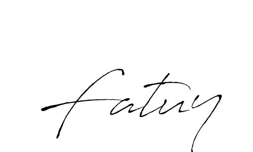 It looks lik you need a new signature style for name Fatuy. Design unique handwritten (Antro_Vectra) signature with our free signature maker in just a few clicks. Fatuy signature style 6 images and pictures png