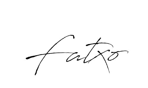 How to Draw Fatxo signature style? Antro_Vectra is a latest design signature styles for name Fatxo. Fatxo signature style 6 images and pictures png