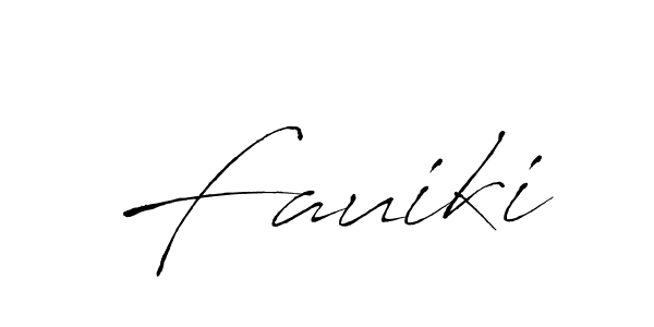 Make a beautiful signature design for name Fauiki. With this signature (Antro_Vectra) style, you can create a handwritten signature for free. Fauiki signature style 6 images and pictures png