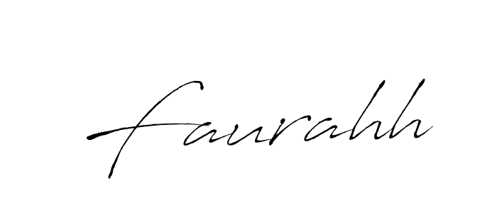 Design your own signature with our free online signature maker. With this signature software, you can create a handwritten (Antro_Vectra) signature for name Faurahh. Faurahh signature style 6 images and pictures png