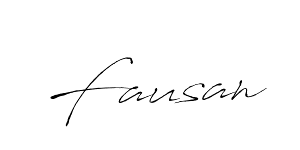 Make a beautiful signature design for name Fausan. Use this online signature maker to create a handwritten signature for free. Fausan signature style 6 images and pictures png