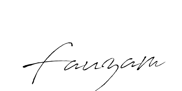 The best way (Antro_Vectra) to make a short signature is to pick only two or three words in your name. The name Fauzam include a total of six letters. For converting this name. Fauzam signature style 6 images and pictures png