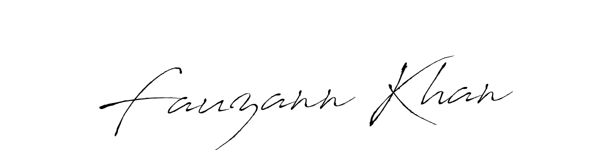 Make a beautiful signature design for name Fauzann Khan. Use this online signature maker to create a handwritten signature for free. Fauzann Khan signature style 6 images and pictures png