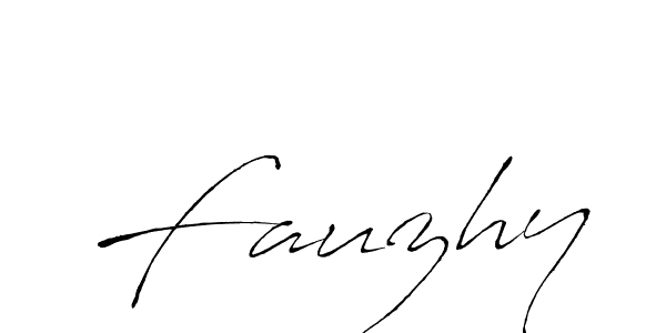 You should practise on your own different ways (Antro_Vectra) to write your name (Fauzhy) in signature. don't let someone else do it for you. Fauzhy signature style 6 images and pictures png