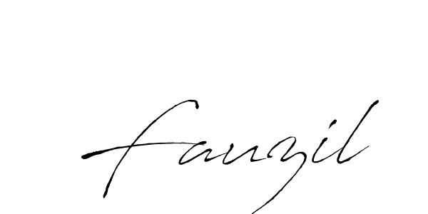 Also we have Fauzil name is the best signature style. Create professional handwritten signature collection using Antro_Vectra autograph style. Fauzil signature style 6 images and pictures png
