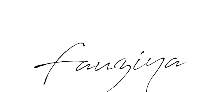 How to make Fauziya signature? Antro_Vectra is a professional autograph style. Create handwritten signature for Fauziya name. Fauziya signature style 6 images and pictures png