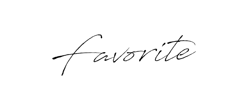 Design your own signature with our free online signature maker. With this signature software, you can create a handwritten (Antro_Vectra) signature for name Favorite. Favorite signature style 6 images and pictures png