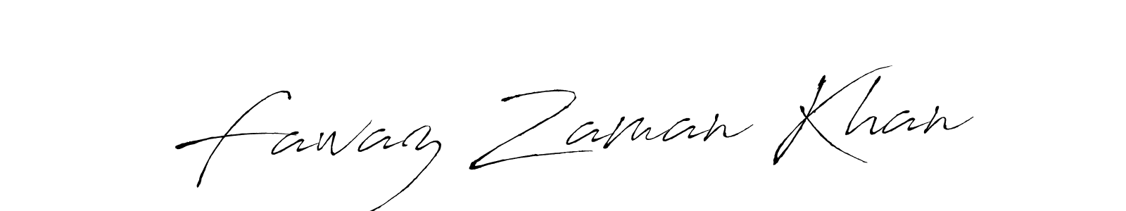 Make a beautiful signature design for name Fawaz Zaman Khan. Use this online signature maker to create a handwritten signature for free. Fawaz Zaman Khan signature style 6 images and pictures png