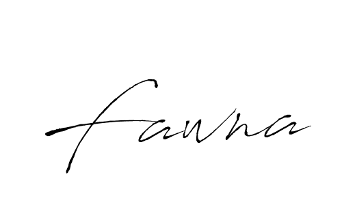 Design your own signature with our free online signature maker. With this signature software, you can create a handwritten (Antro_Vectra) signature for name Fawna. Fawna signature style 6 images and pictures png