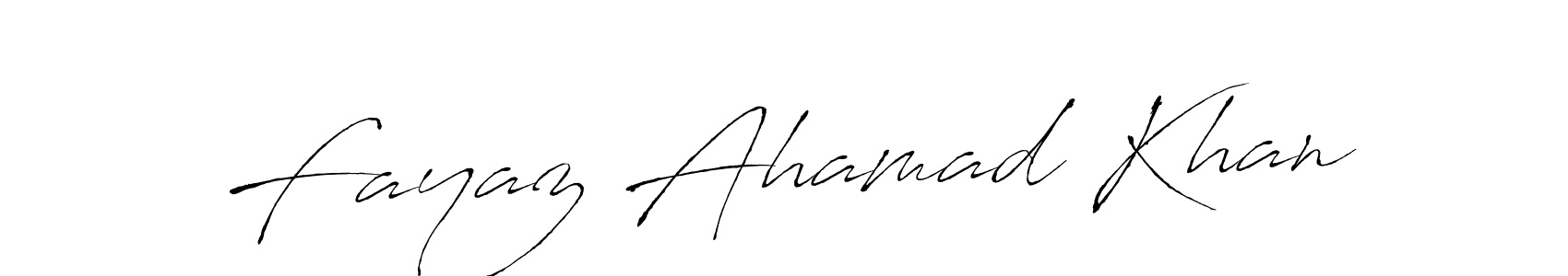 How to make Fayaz Ahamad Khan signature? Antro_Vectra is a professional autograph style. Create handwritten signature for Fayaz Ahamad Khan name. Fayaz Ahamad Khan signature style 6 images and pictures png