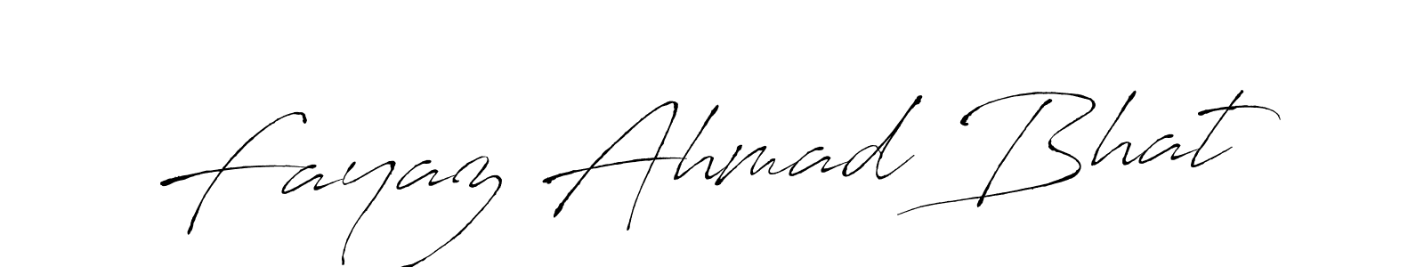 How to make Fayaz Ahmad Bhat signature? Antro_Vectra is a professional autograph style. Create handwritten signature for Fayaz Ahmad Bhat name. Fayaz Ahmad Bhat signature style 6 images and pictures png