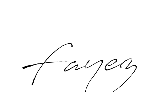 Fayez stylish signature style. Best Handwritten Sign (Antro_Vectra) for my name. Handwritten Signature Collection Ideas for my name Fayez. Fayez signature style 6 images and pictures png